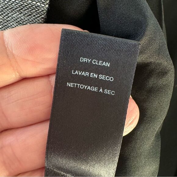 WHITE HOUSE BLACK MARKET Jacket 4 Lightweight Textured Linen Blend Stretch Zip - Picture 10 of 10